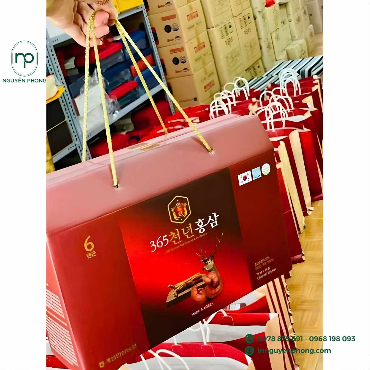 Chất liệu phổ biến khi in túi giấy đựng nấm linh chi
